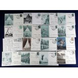 Postal History, Nazi Germany, interesting selection of illustrated postal stationery cards inc.