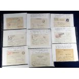 Postal History, Nazi Germany Prisoner of War mail, collection of 16 postcards and letter sheets