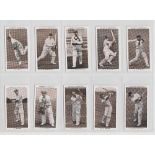 Cigarette cards, Hignett's, Prominent Cricketers of 1938 (set, 50 cards) (mostly vg)