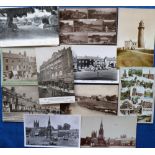 Postcards, Yorkshire, a collection of approx. 60 cards, RP's and printed, inc. Market Place Helmsley