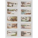 Cigarette cards, Mitchell's, Angling (set, 25 cards) (vg/ex)