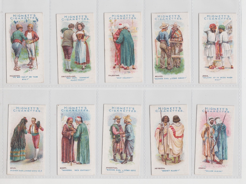 Cigarette cards, two sets, Scottish CWS, Racial Types (25 cards, 2 with slight edge hinge marks to - Image 2 of 2