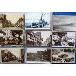 Postcards, a mixed UK topographical selection of 60+ cards, RP's and printed, various locations inc.