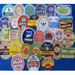Beer labels, a mixed selection of labels, various shapes and sizes, including Sunbeam Cider from