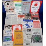 Football programmes, Cardiff City aways, 23 away match programmes, 1957/8 (13) inc. Notts Co,