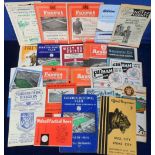 Football programmes, 1950's selection inc. Preston v Huddersfield 51/2, QPR v Newport 53/4, Hull