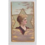 Cigarette card, Salmon & Gluckstein, Star Girls (red back), type card, ref H30, picture no 20 (