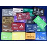 Football memorabilia, Tottenham Hotspur FC, a collection of 19 season ticket booklets, 1982/3 (in