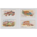 Cigarette cards, Smith's, A Tour Round the World (script back), 4 cards, nos 7, 8, 9 & 14 (gd/vg) (