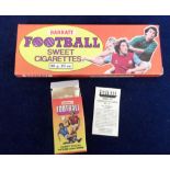 Trade Issue, Barratt's, Football Sweet Cigarettes, 1980/81, box containing 5 unopened packets