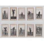 Cigarette cards, Marsuma, Famous Golfers and Their Strokes, (21/50) (some foxing to backs, gen gd)