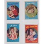 Trade cards, A&BC Gum, Footballers (Black back, 43-84) (set, 42 cards, checklist unmarked) (gd, some