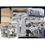 Photographs, Sport, a collection of photographs (60+) and celluloid negatives (approx. 60),