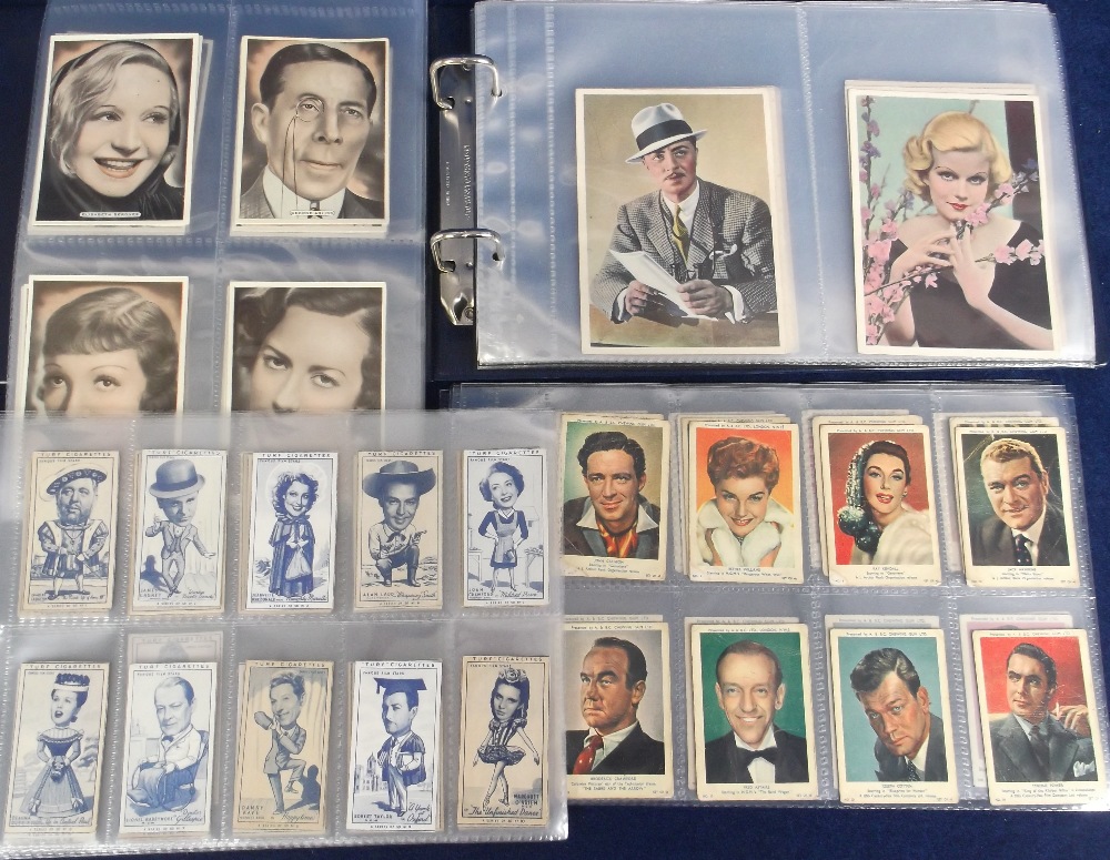 Cigarette & trade cards, Cinema, an album containing a collection of sets, part sets & odds, all