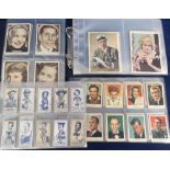 Cigarette & trade cards, Cinema, an album containing a collection of sets, part sets & odds, all