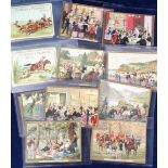 Trade cards, Huntley & Palmers, Scenes with Biscuits, French issue, 'P' size (11/12 cards) (1