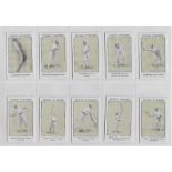 Cigarette cards, Sarony, Tennis Strokes (set, 25 cards) (mostly vg)