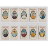 Cigarette cards, Taddy, Famous Jockeys (with frame) (set, 25 cards) (fair/gd)