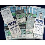 Football Programmes, collection of 60+ Manchester City home programmes, 1951/52 to 1959/60, 51/2 (