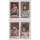 Cigarette cards, Goodbody, Eminent Actresses (name at bottom), 4 type cards, Esme Beringer, Millie