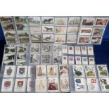 Cigarette cards, a large collection of mostly complete standard size sets, mainly Player's and Wills