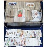 Cigarette Cards, vast accumulation of loose cards mainly Player's and Wills issues but also others