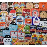 Beer labels, UK, a selection of 140 UK beer labels, various shapes and sizes, some with minor