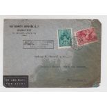 Postal History, scarce war time envelope sent from Hungary dated June 1940 to address in Birmingham,