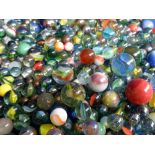 Toys, Marbles. 100s of marbles of varying ages, colours, sizes and condition. (mixed) (100s)