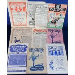 Football programmes, Cardiff City aways, 11 1940's away match programmes, Brentford 46/7 & 47/8,