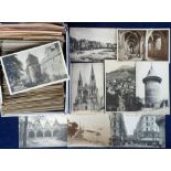 Postcards, France, a collection of approx. 400 cards and booklets, mainly printed, inc. buildings,