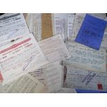 Railwayana, Letterheads and Documents. 80+ UK railway company letterheads and documents from the