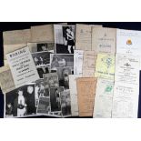 Boxing, a selection mostly 1940's and 1950's inc. programmes from Inter-Services tournaments in