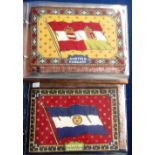 Tobacco Felts, ATC, Flags (B6-3b), large, 37 different (gd/vg)