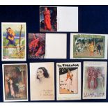 Postcards, Theatre Adverts, a selection of 8 cards, 5 published by David Allen, Plays are Lilac