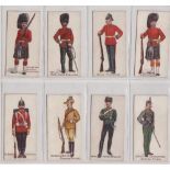 Cigarette cards, Cohen, Weenen, Home & Colonial Regiments (100 back) 29 cards, (mixed condition,