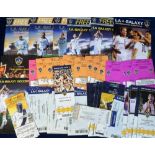 Football programmes & tickets, David Beckham, LA Galaxy, 6 match programmes all featuring Beckham,