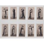Cigarette Cards, Franklyn Davey & Co., two sets, Modern Dance Steps, A Series (fair to gd) and 2nd