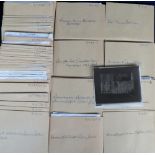 Photographs, a collection of approx. 200 celluloid negatives all identified in packets, various ages