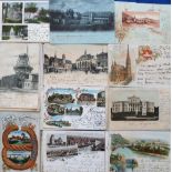 Postcards, Gruss Aus, a collection of 40+ German cards 1897-1902, mostly postally used, (mixed