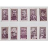 Cigarette cards, Wills (Scissors), Britain's Defenders (green back) (set, 50 cards) (mostly gd)