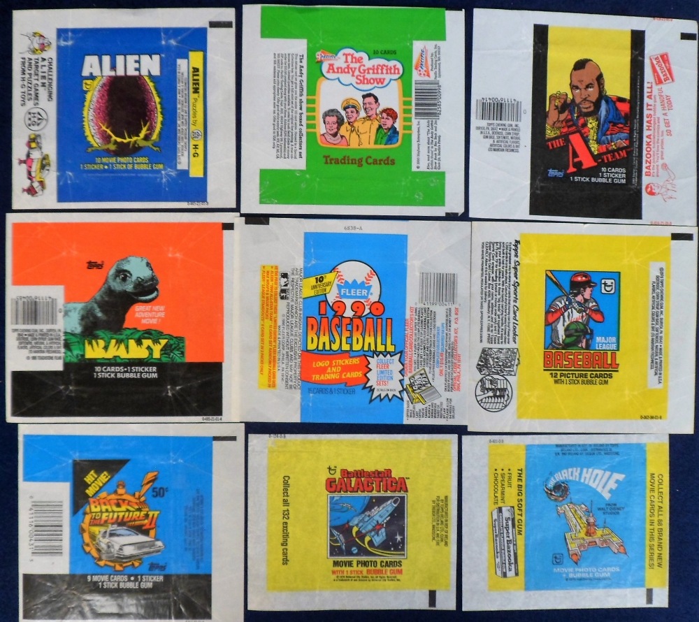 Trade Cards, wrappers and packets, a folder containing 60+ wax wrappers and packets, mostly 1970s - Image 2 of 3