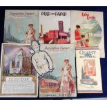 Ephemera, shipping, selection of Canadian Pacific menu cards, 1929 (6), also Gray Line motor coach
