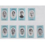 Cigarette cards, Cope's Noted Footballers (Clips, 500 Subjects), Merthyr Town, 9 cards, nos 55-63