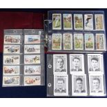 Cigarette & Trade Cards, album containing various sets and part-sets, inc. Ogden's Motor Races