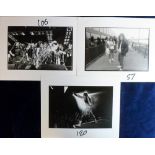Music memorabilia, Heavy Metal, Iron Maiden, 6 b/w agency photographs taken on the 1983 World