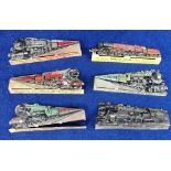 Trade Issue, Modern Boy, 6 die-cut metal Railway Locomotives, The Flying Scotsman, 20 Century