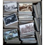 Postcards, UK, a large topographical assortment of approx. 2200 cards, various ages, mostly pre-1940