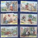 Trade cards, Cibils, modern album containing 20+ sets, various subjects inc. Bicycles, Warships,