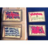 Tobacco Felts, ATC, Flags (B6-2, B6-3, B7-A and B7-B), large, 49 different (gd/vg)